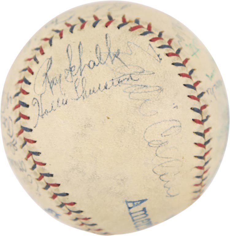 The Eddie Rommel Collection - 1924 Chicago White Sox Team Signed Baseball