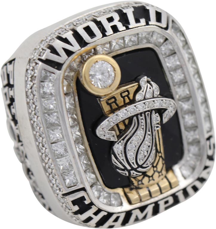 2012 Miami Heat World Championship Family of Player Ring