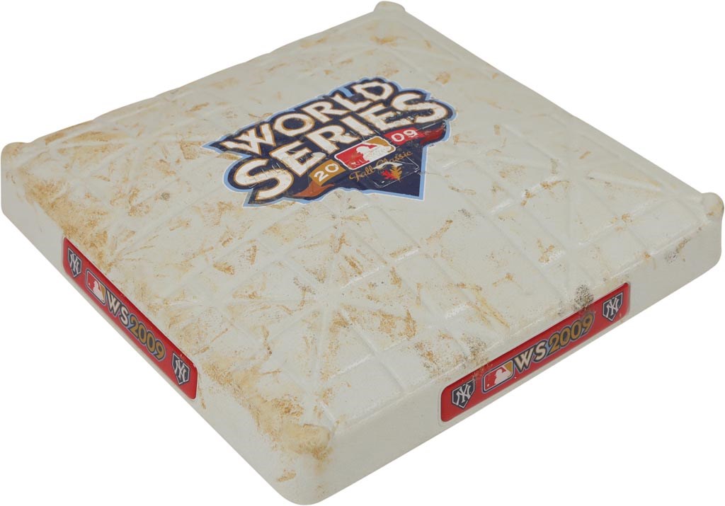 "Final Out" Game Used First Base from the 2009 World Series (MLB Authenticated)