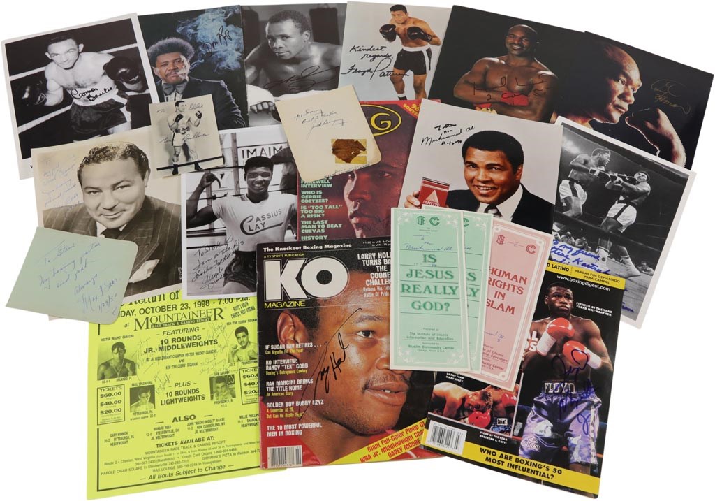 The In-Person Autographs Of Steve K - Wonderful Boxing Autograph Collection (260+)
