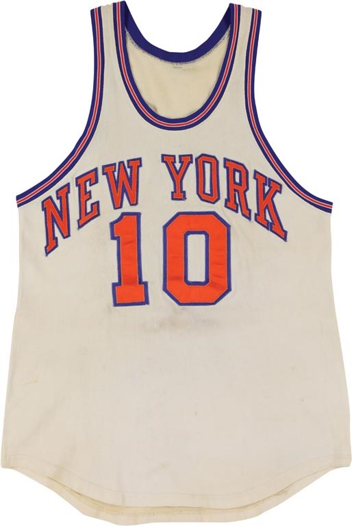 - 1970 Walt Frazier NBA Finals Game 7 New York Knicks Game Worn Jersey (Resolution Photomatching LOA & Knicks Ball Boy Provenance)