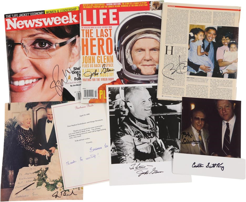 The In-Person Autographs Of Steve K - Large Political Autograph Collection (35+)