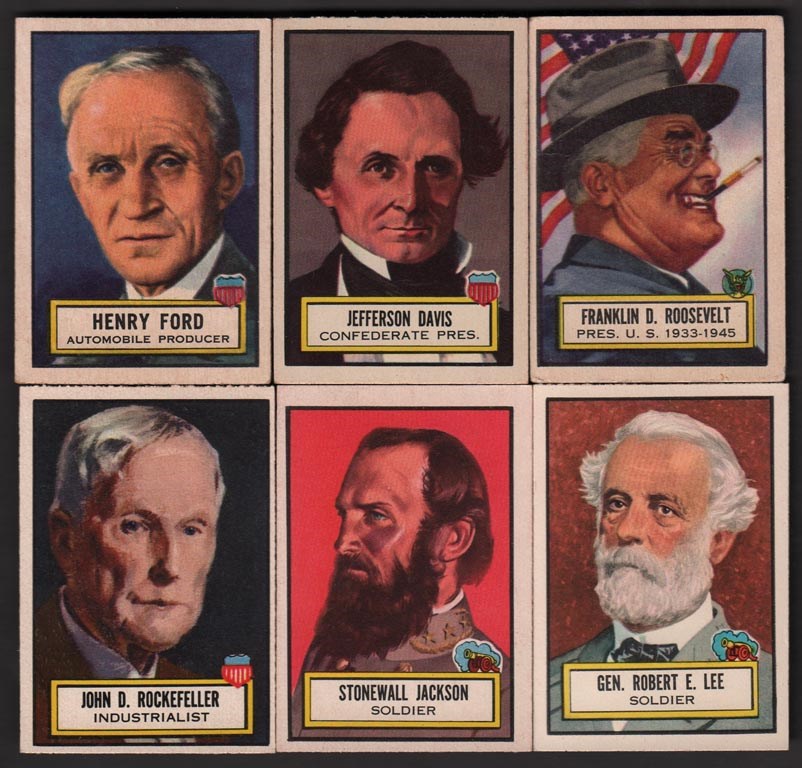 1952 Topps Look N' See Near-Complete Set (118/135)