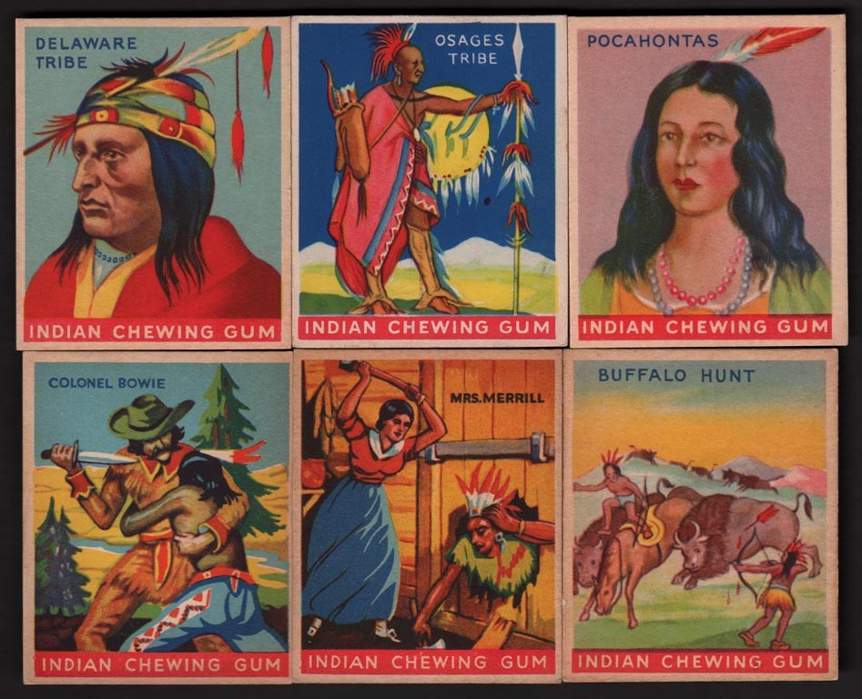 Non Sports Cards - 1933 Goudey Indian Gum High Grade Complete Set 216