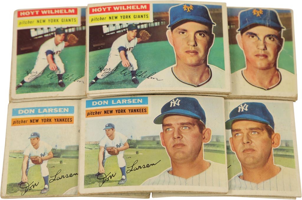 Baseball and Trading Cards - Hoard of 1956 Topps Baseball Cards (1500+)
