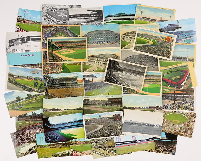 Baseball Memorabilia - Baseball Stadium Postcard Collection (130+)