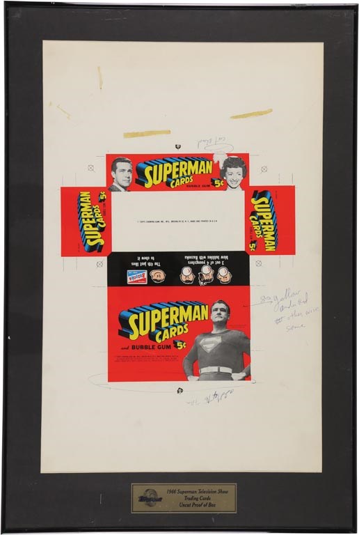 - 1966 Superman Uncut Proof Box from Topps Vault