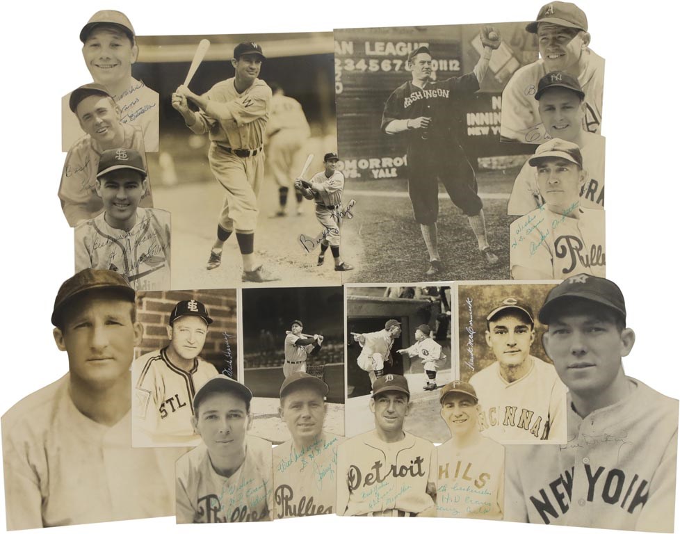 Baseball Autographs - George Burke Signed Photo Album (20+)