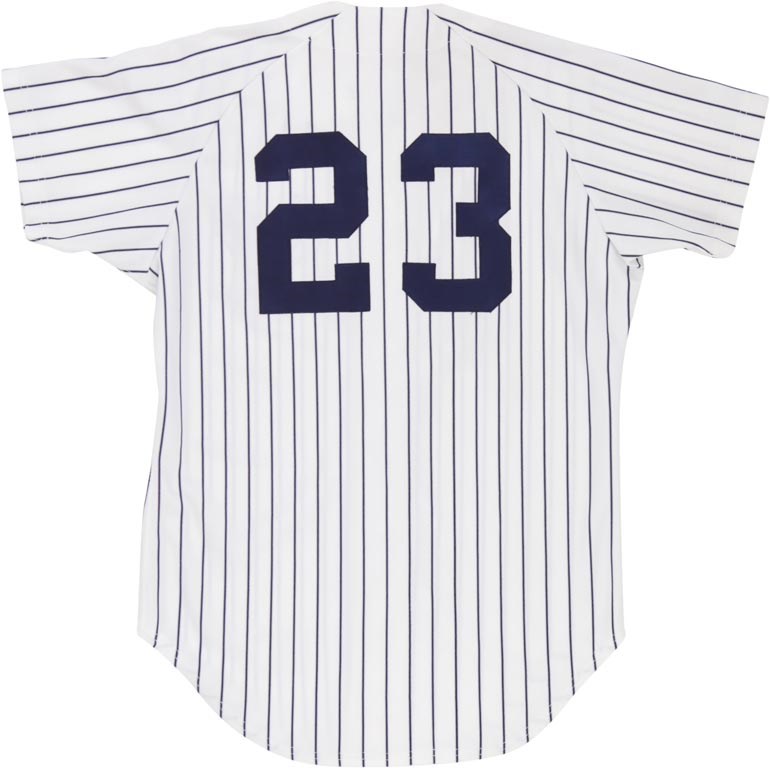 - 1989 Don Mattingly New York Yankees Game Worn Home Jersey