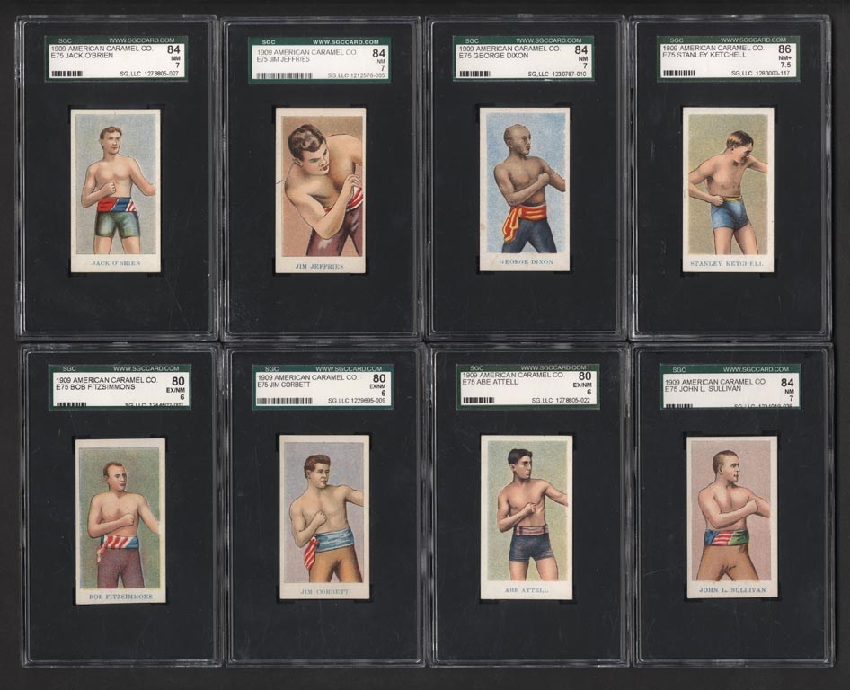 Boxing Cards - 1909 E75 SGC Graded Complete Set SGC Registry #1