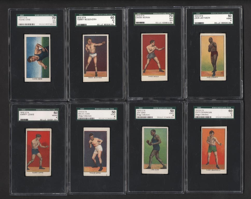 Boxing Cards - 1910 E78 SGC Graded Complete Set