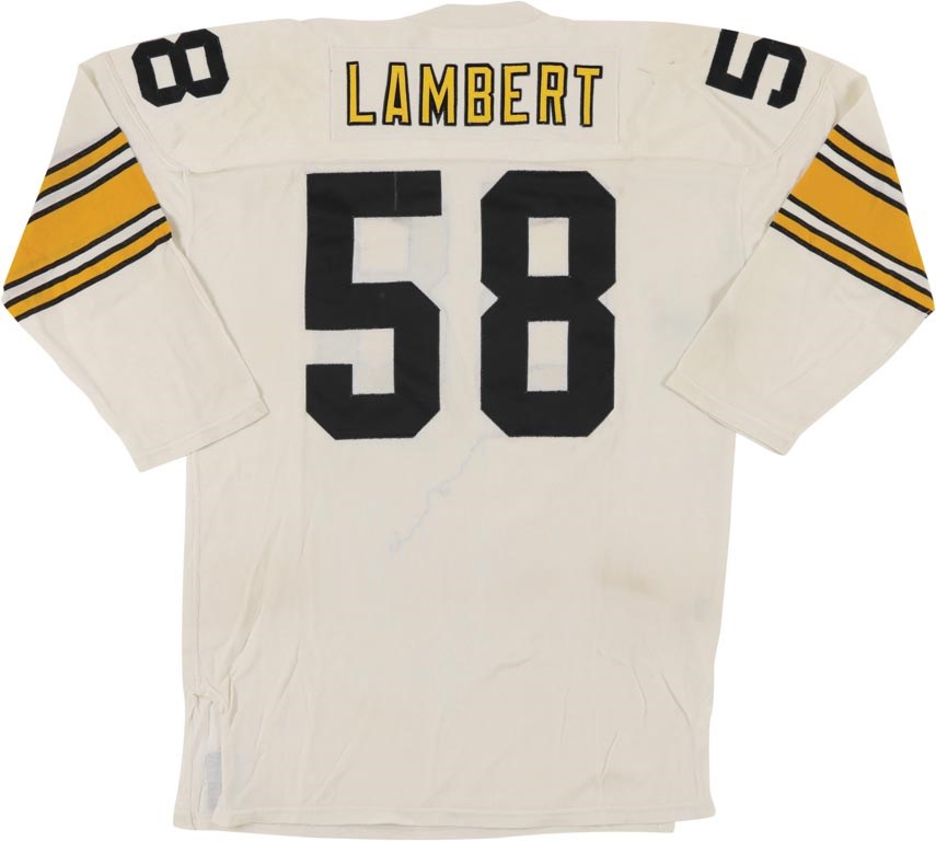 The Pittsburgh Steelers Game Worn Jersey Archive - 1982 Jack Lambert Game Worn Pittsburgh Steelers Jersey (Photo-Matched)