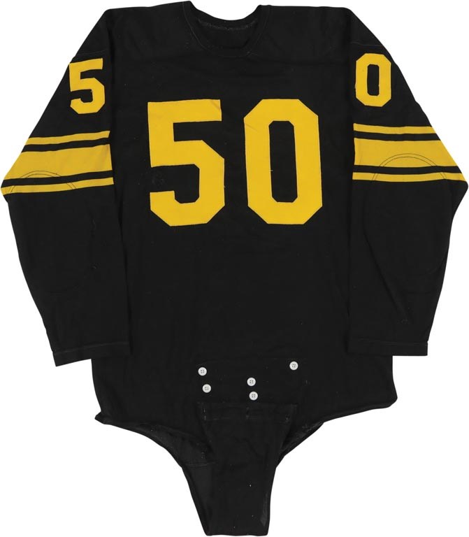 The Pittsburgh Steelers Game Worn Jersey Archive - 1962-65 John Reger & Bill Saul Game Worn Pittsburgh Steelers Jersey