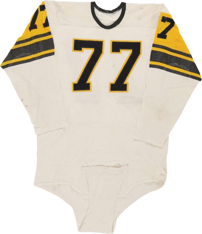 The Pittsburgh Steelers Game Worn Jersey Archive - 1962-65 Dan James Game Worn Pittsburgh Steelers Game Worn Jersey