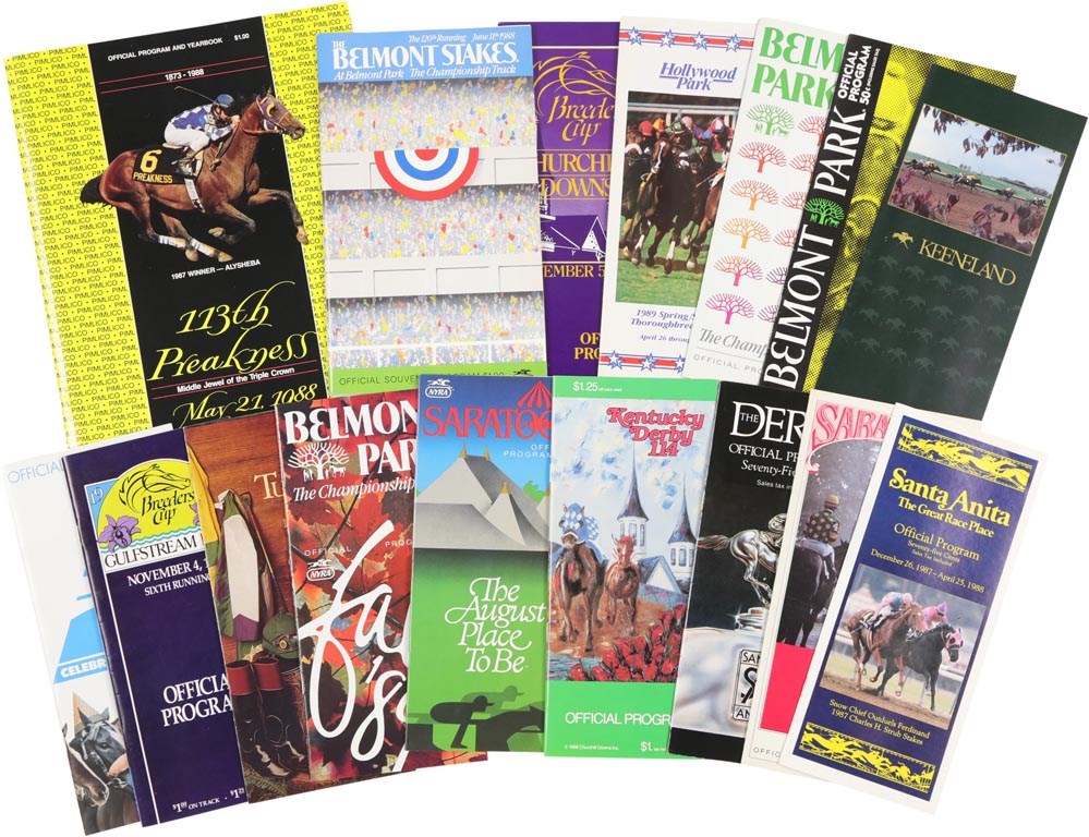 Horse Racing - Winning Colors Career Program Collection