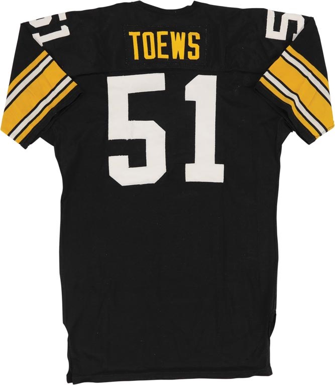 The Pittsburgh Steelers Game Worn Jersey Archive - 1980 Loren Toews Game Worn Pittsburgh Steelers Jersey