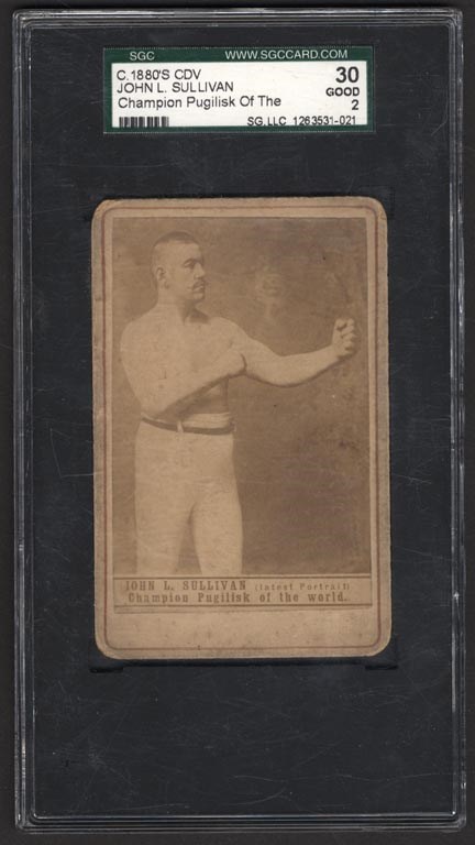 1880s John L. Sullivan CDV