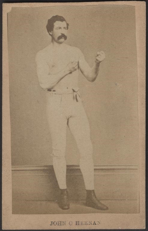 Boxing Cards - 1880s John C. Heenan CDV