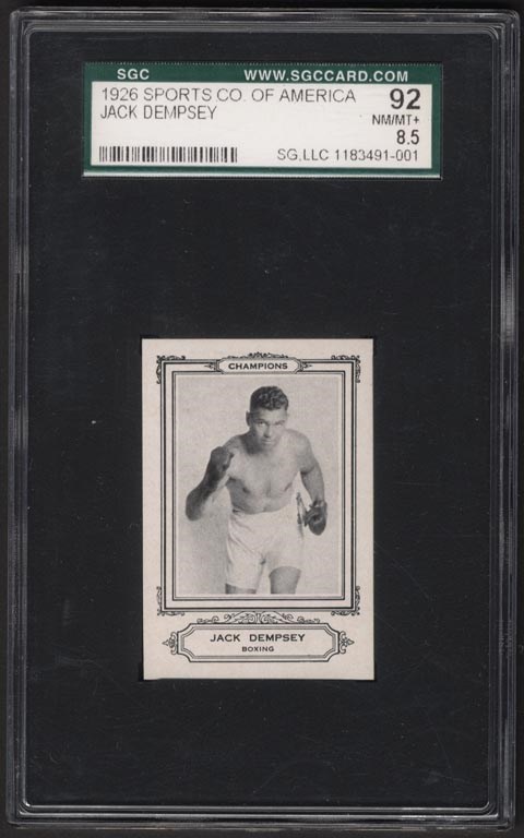 1926-27 Sports Co. of America Jack Dempsey (SGC 92)