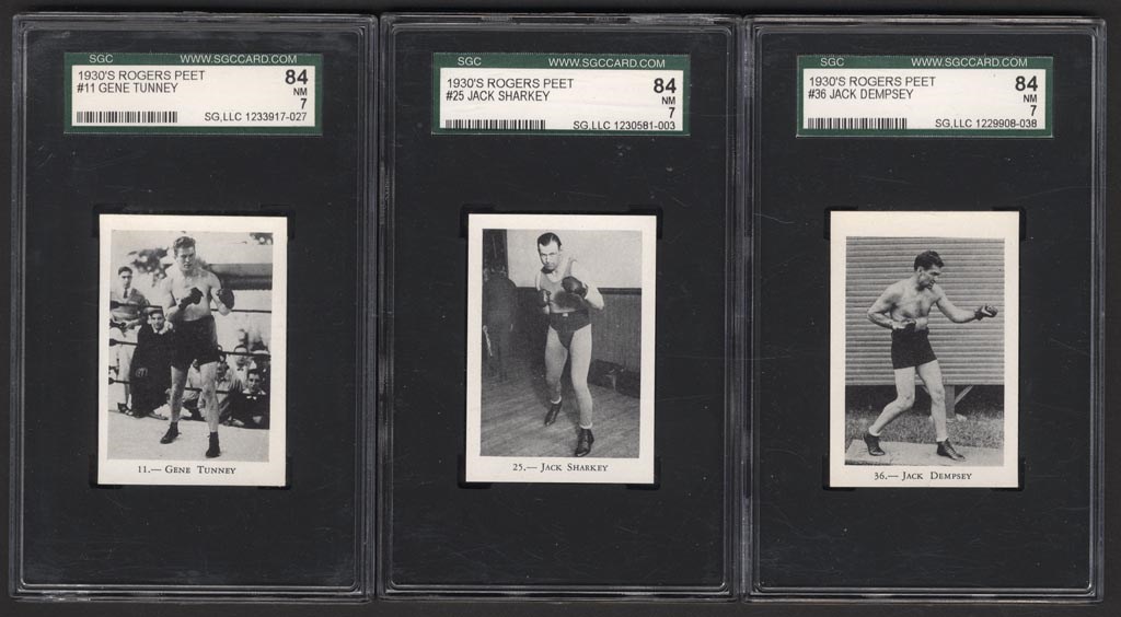 Boxing Cards - 1930s Rogers Peet Partial High Grade Set