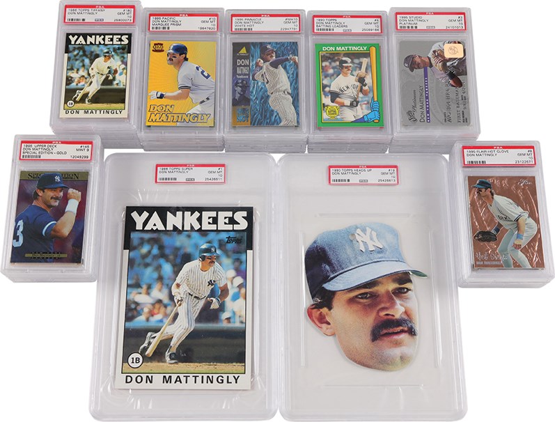 Baseball and Trading Cards - "Best of the Best" Don Mattingly PSA Graded 9 & 10's Collection (69 Cards - 10.55 GPA)