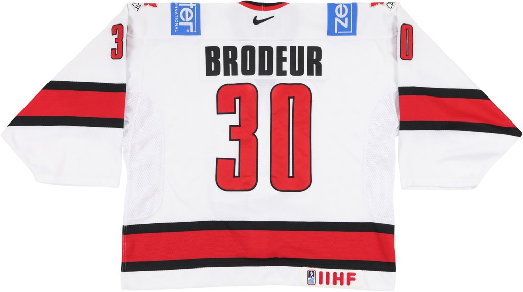 2005 Martin Brodeur Team Canada World Championships Game Worn Jersey (ex-Nike Rep Sourced)