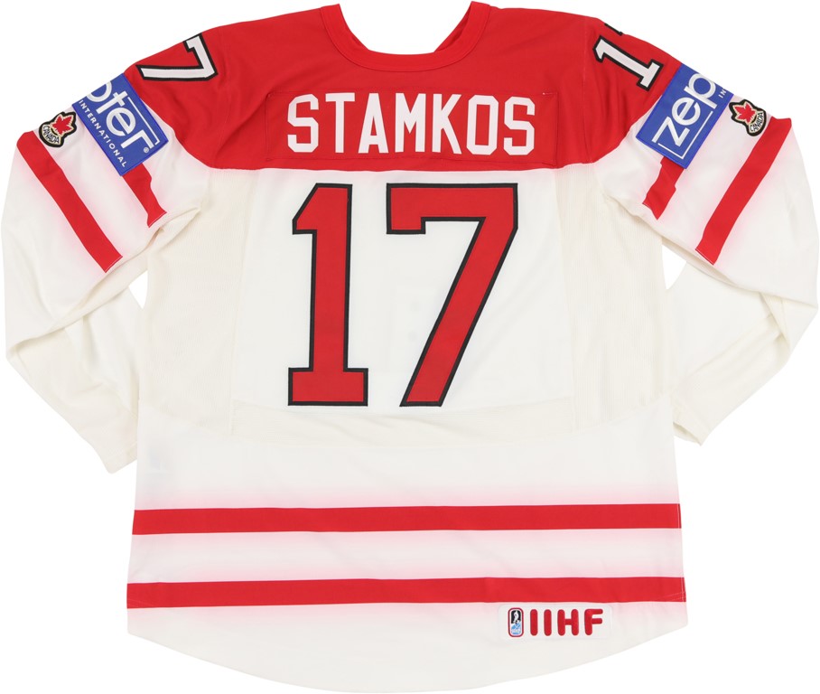 - 2009 Steven Stamkos Team Canada World Championships Game Worn Jersey (ex-Nike Rep Sourced)