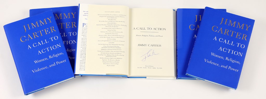Rock And Pop Culture - Group of Jimmy Carter Signed 'A Call to Action' Books (5)