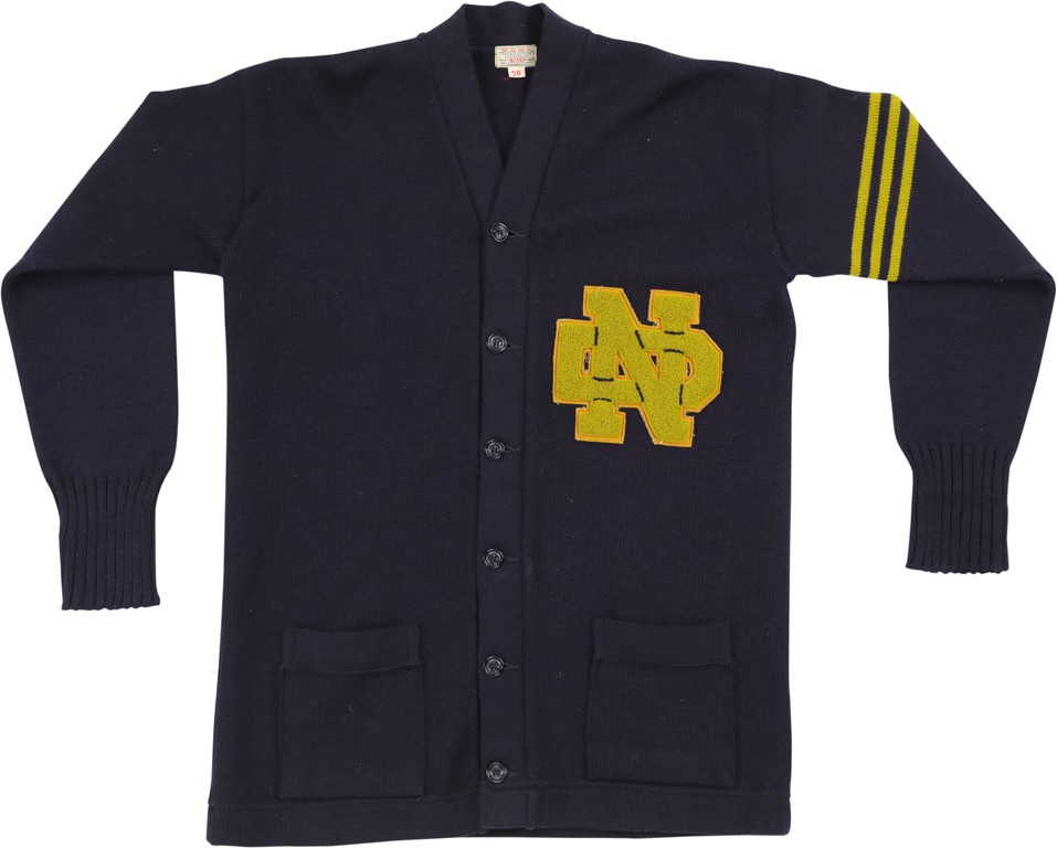 Football - Circa 1952 Bob Toneff Notre Dame Letterman's Sweater