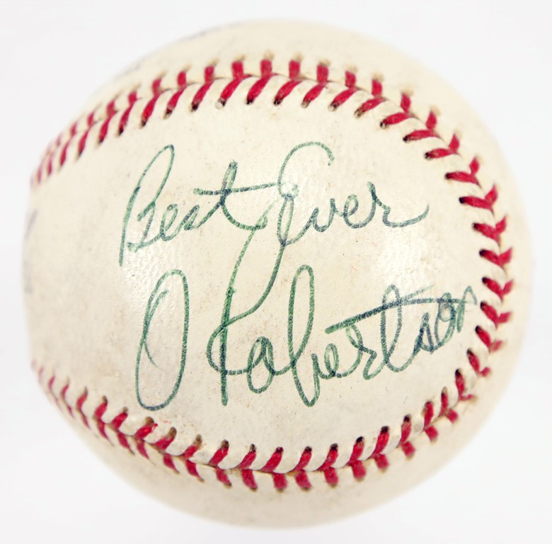 - 1969 Oscar Robertson Signed Baseball