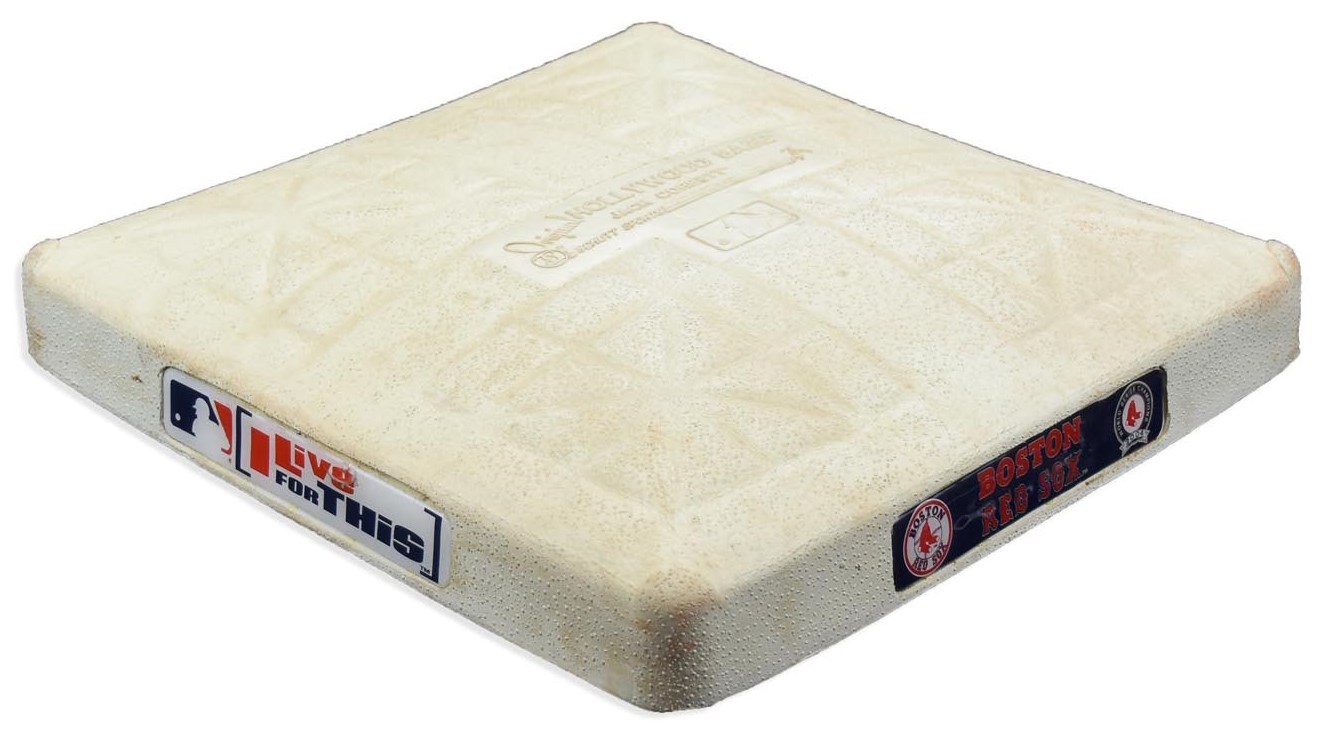 Boston Sports - Very Rare 2005 Boston Red Sox Opening Day at Fenway Game Used Third Base