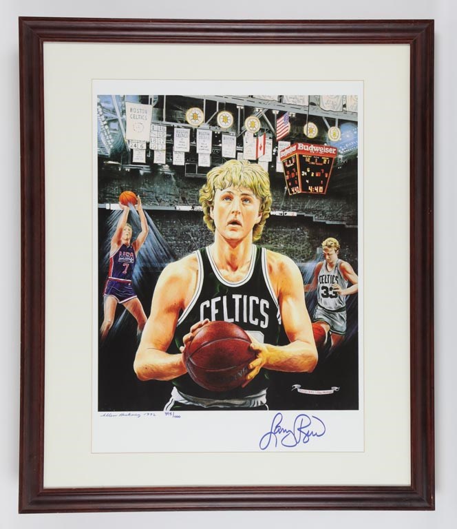 Basketball - 1992 "Forever Bird" Signed Limited Edition Print