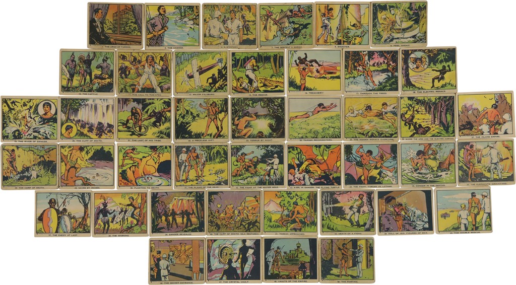 1934 Tarzan and the Crystal Vault of Isis Partial Set (43/50)