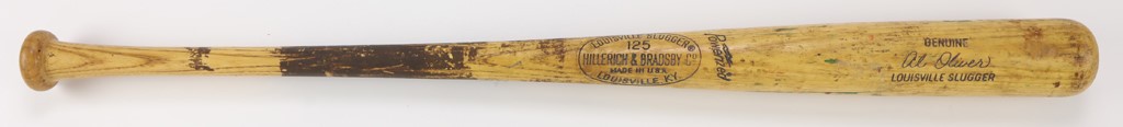 Clemente and Pittsburgh Pirates - 1973-75 Al Oliver Game Used Bat
