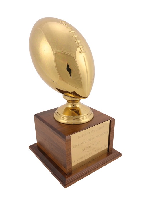 - 1988 Reggie White Philadelphia Eagles Defense MVP Trophy
