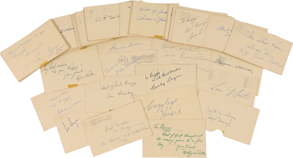 - Early 1950s Football Legends and Stars Signed Government Postcard Collection (80+)