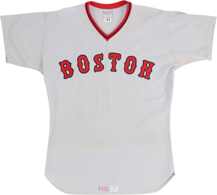 Boston Sports - 1976 Dwight Evans Boston Red Sox Game Worn Jersey