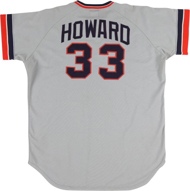 Ty Cobb and Detroit Tigers - 1972 Frank Howard Detroit Tigers Game Worn Jersey