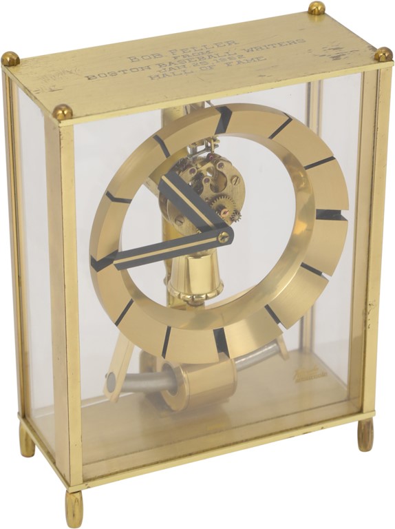 1962 Bob Feller Hall of Fame Presentational Clock