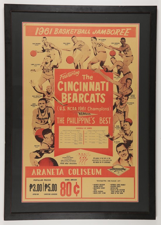- 1961 Cincinnati Bearcats Philippines Tour Poster