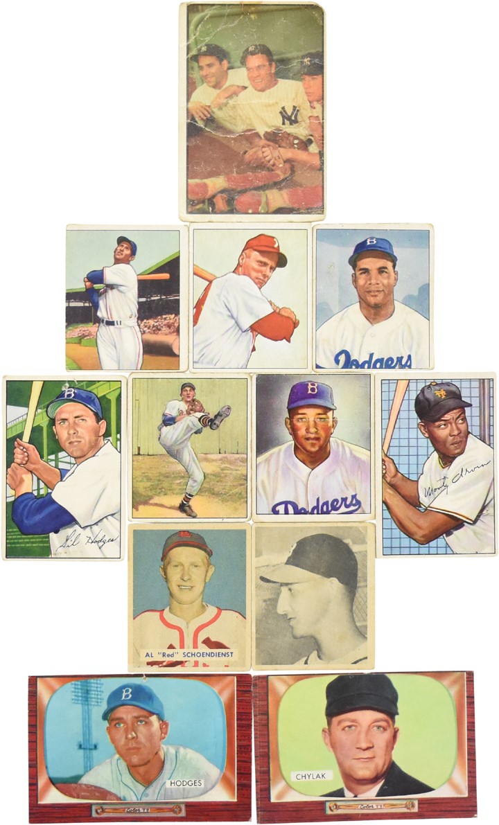 Baseball and Trading Cards - 1948-55 Bowman Near & Partial Sets with Stars (900+ Cards)
