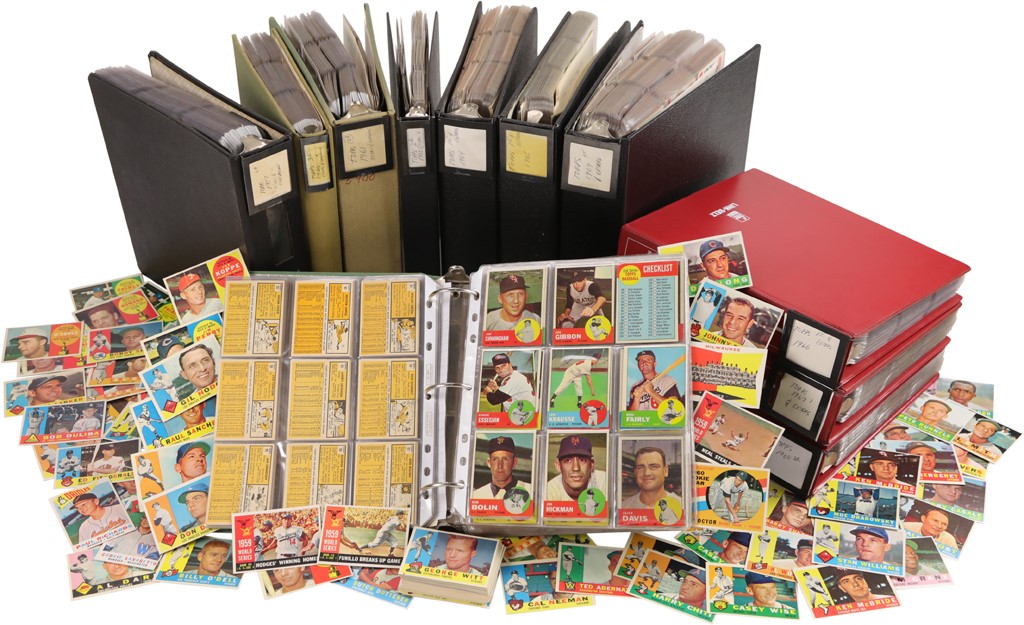 1960s Topps Baseball Run of Near and Partial Sets (4,000+ Cards)