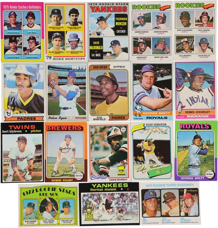 Baseball and Trading Cards - 1970-80 Topps Run of Complete & Near Complete Sets (20 Sets)