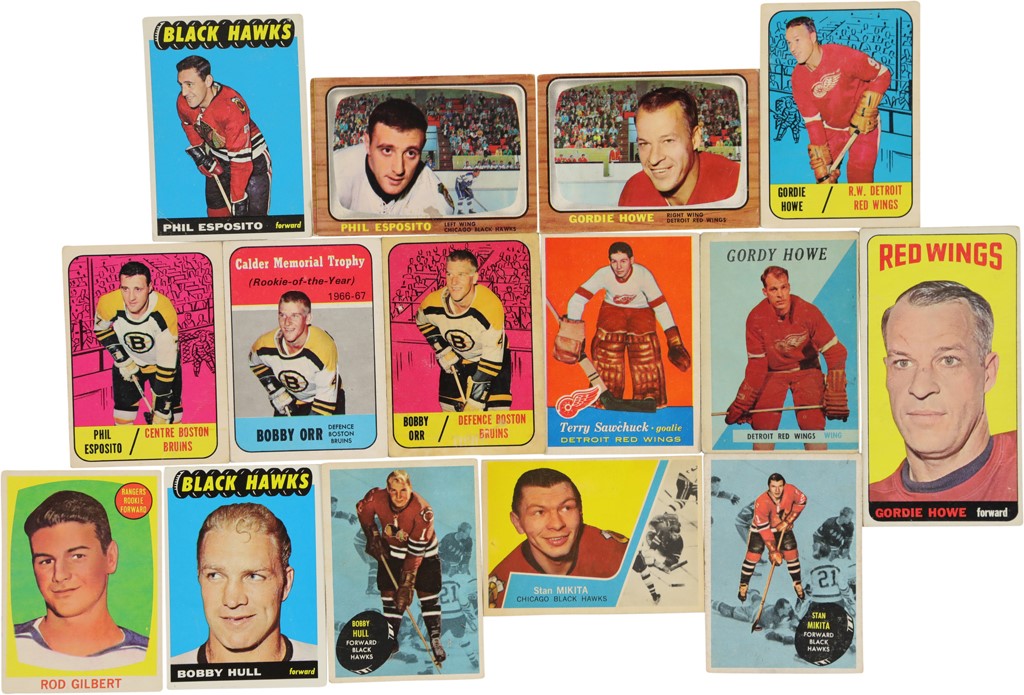 - 1954-55 thru 1967-68 Topps Run of Partial Sets with Major Stars (400+ Cards)