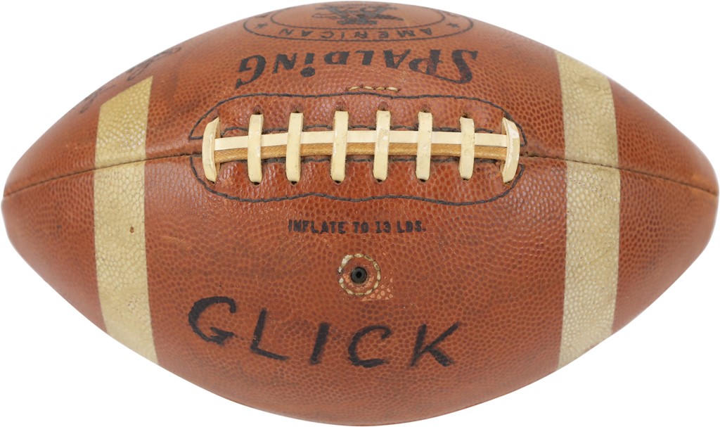 - 1966 AFL Game Ball from Freddy Glick