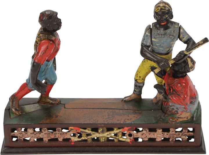 1888 Darktown Battery Mechanical Bank