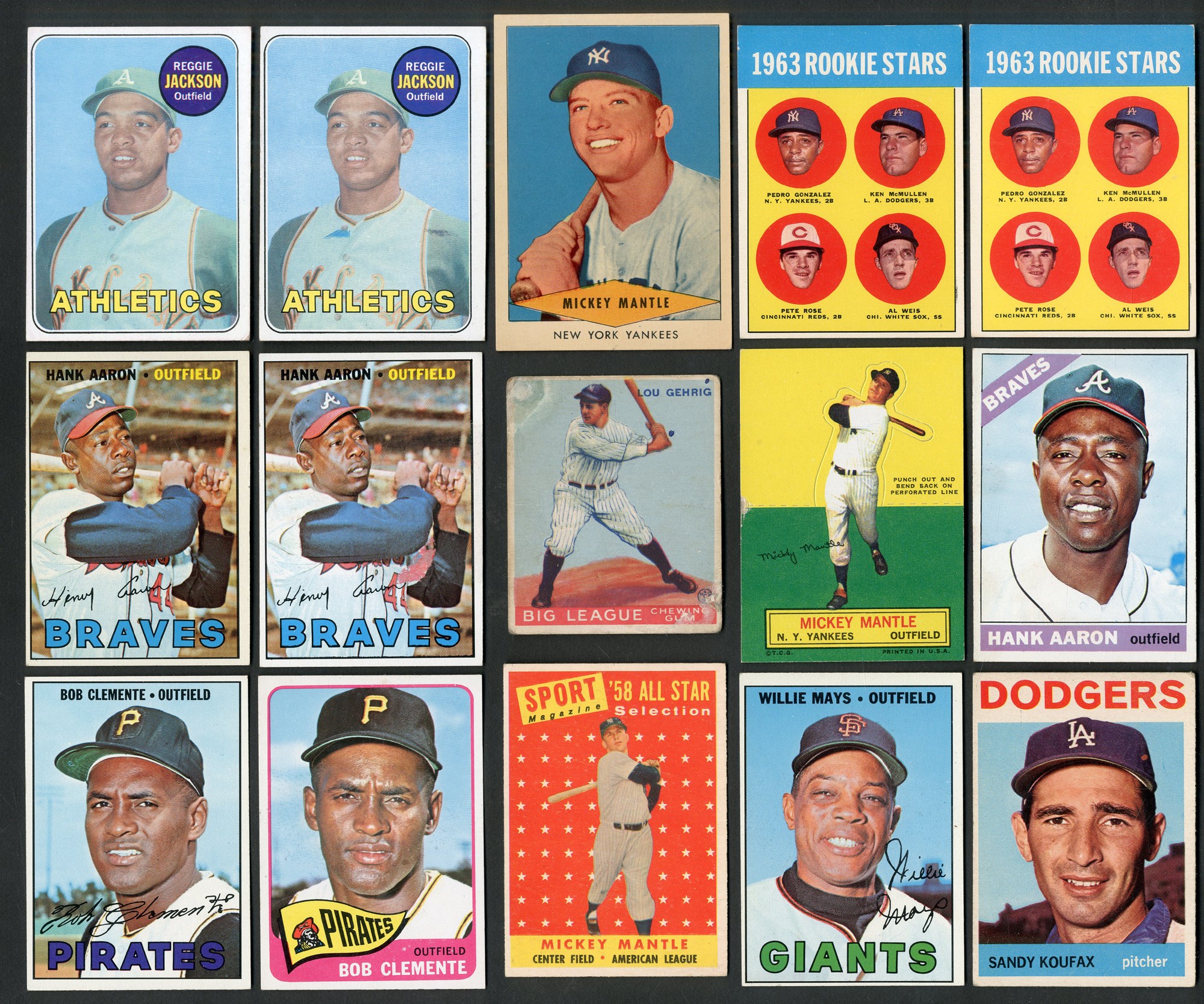 1930s-60s Topps, Bowman & More Hall of Famer Collection (350+)