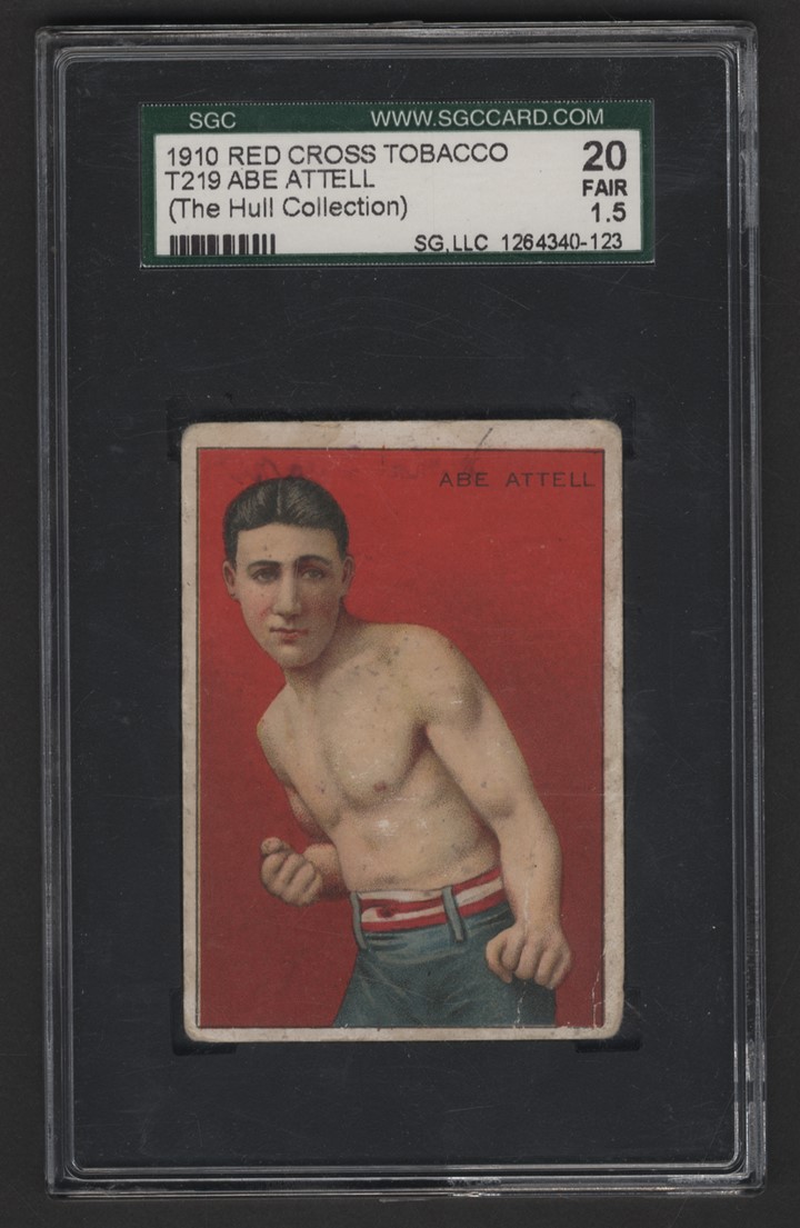 - T219 Red Cross Abe Attell SGC 20