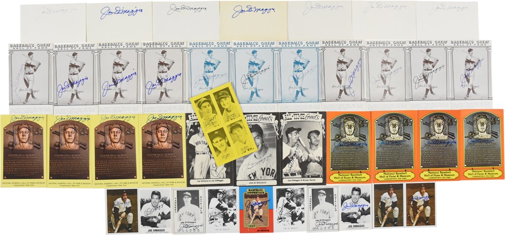 - Joe DiMaggio Autograph Collection (39)