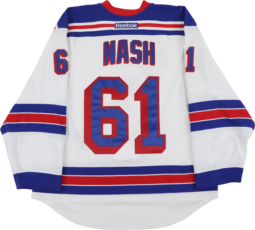 - 2014-15 Rick Nash New York Rangers "Goal Scoring" Game Worn Jersey (Photo-Matched, MeiGray & Steiner)